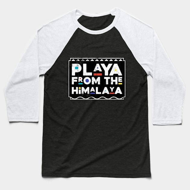 Playa From The Himalaya Martin TV Show Baseball T-Shirt by TheMerchHaven